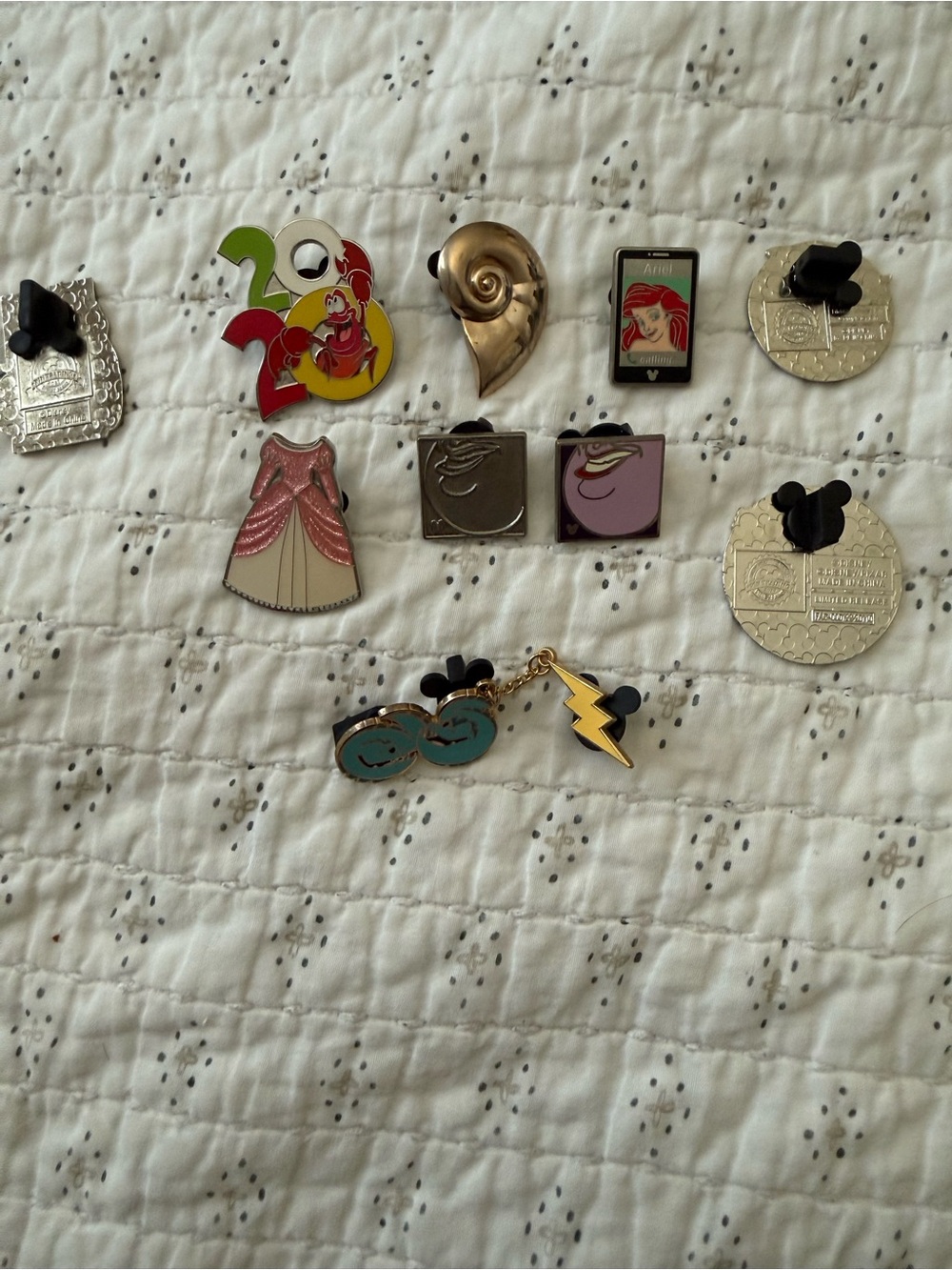 Disney Little Mermaid Pin Lot - With Mystery Pin